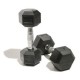 Body Maxx Hex Dumbells 5 Kg X 2 Pcs (Total 10 Kg Rubber Coated Dumbells) 